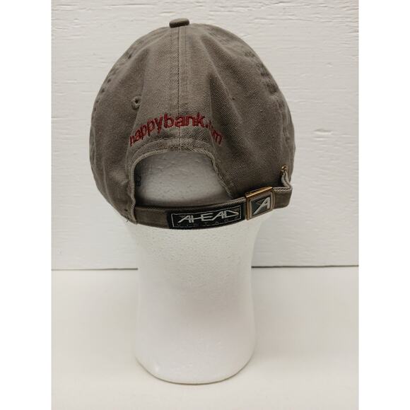 Happy State Bank Logo Adjustable Strap Cap Lightly Used Great Condition - Picture 4 of 10